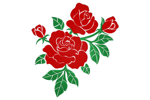 Beautiful Roses: A Versatile Design for Holiday Creations