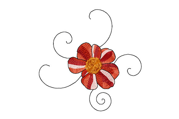Bright and Playful: Gerbera Flower with Curls