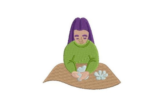 Charming Paper Crafting Flowers Embroidery
