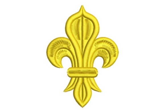Elegant Fleur De Lis for Holiday Embroidery