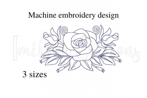 Elegant Rose: A Charming Addition to Your Embroidery Projects