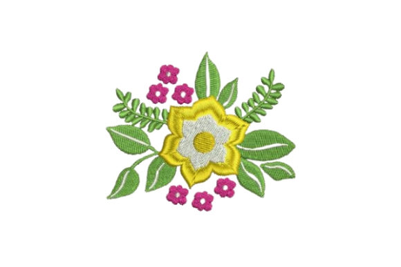 Flower Embellishment Design: A Vibrant Craft Fair Addition