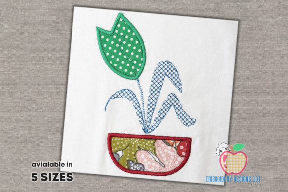 Tulip Flower: A Versatile Embroidery Design for Holidays